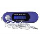 MP3 Player 4GB USB 1.2" LCD w/Voice Recorder Blue